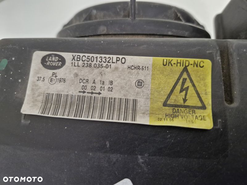 RANGE ROVER III L322 LAMPA LEWY PRZÓD LEWA PRZEDNIA REFLEKTOR XENON UK XBC501332 - 8