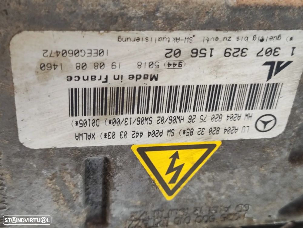 - Conjunto Oticas / Farois Xenon Mercedes W204 Class C - A2048203285 | 130732915602 - Esquerda | Direita | Original | Originais - 10