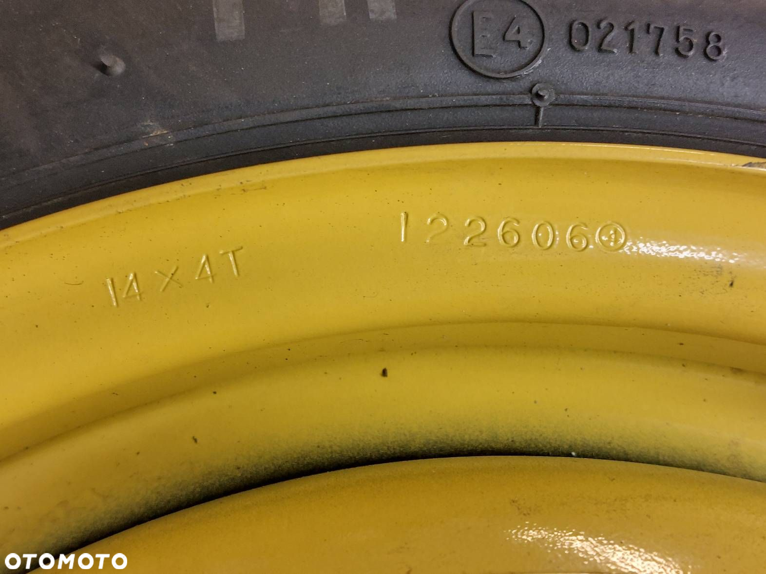 KOŁO FELGA OPONA DOJAZDÓWKA 4X100 4Jx14 FI56,1 115/70R14 HONDA CITY IV - 6