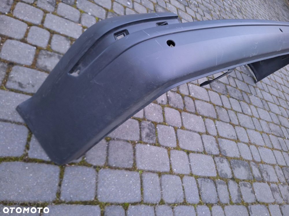 VW T6 TRANSPORTER 15-21r NIE KLEJONY! KOLOR STRUKTURY: SATINSCHWARZ ZDERZAK TYŁ TYLNY ORYG. 7E0807417 - 5