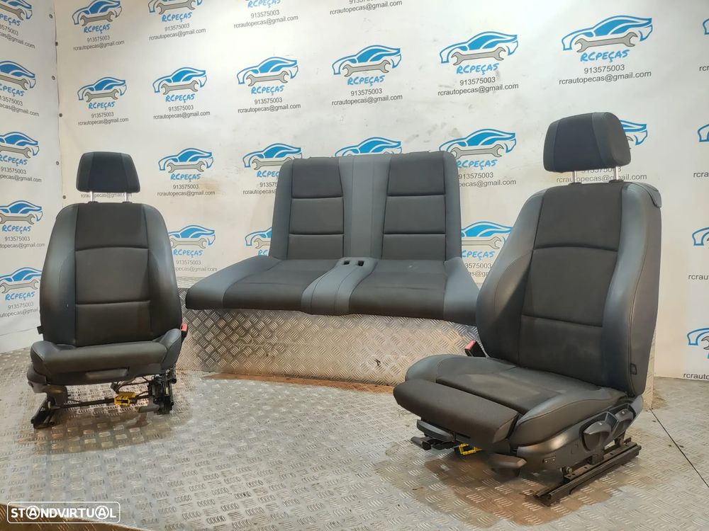 Conjunto Bancos Pele e Tecido Pack M BMW Serie 1 Cabrio E88 - 11