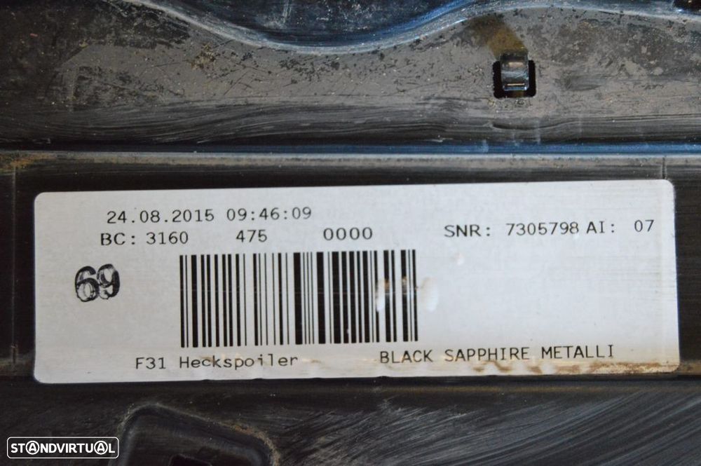 SPOILER AILERON LIP ORIGINAL 730579807 7305798 1840329 BMW SERIE 3 F31 - 5