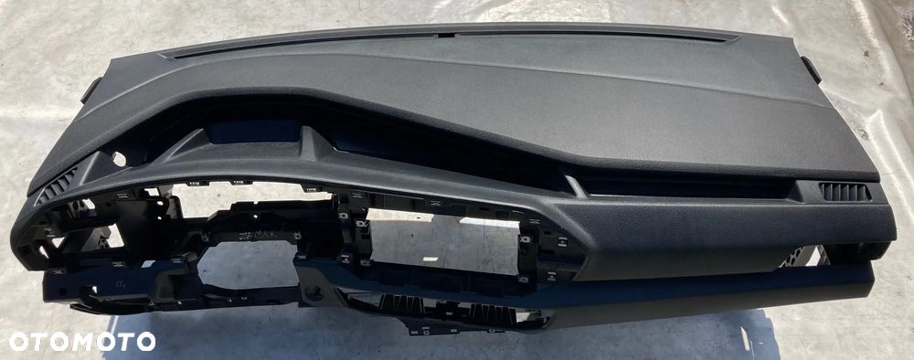 VW CADDY 5 V 2K7 2K8 DESKA KONSOLA KOKPIT PULPIT PÓŁKA PARAPET AIRBAG PASY PAS PODUSZKI POWIETRZNE KIEROWCY PASAŻERA AIR BAG KURTYNA KURTYNY FOTELA W FOTEL PASY PAS - 5
