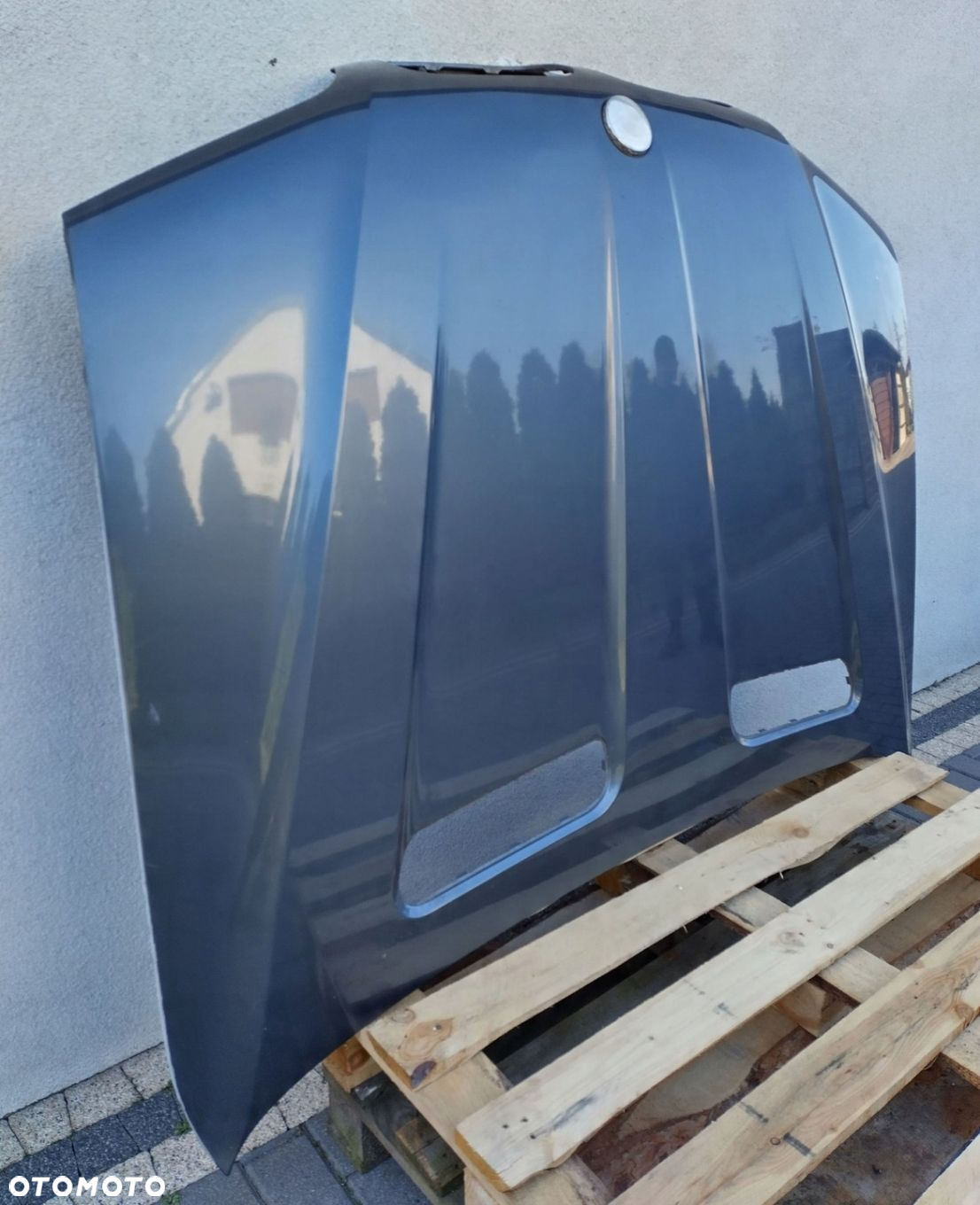 BMW X5 E53 PRZED LIFT 99-03 MASKA POKRYWA SILNIKA 400/7 STAHLGRAU METALLIC - 5