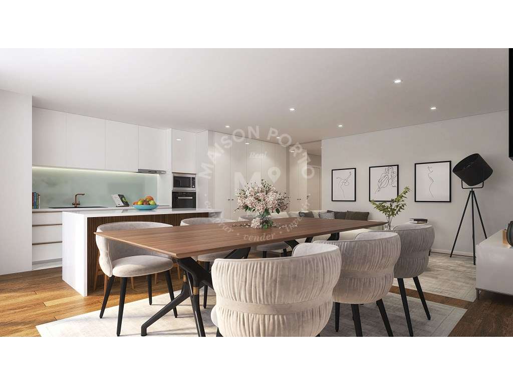 Apartamento T2 com Terraço e Lugar de Garagem em Leça da Palmeira, ... - Grande imagem: 3/23