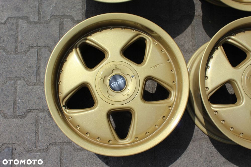 keskin kt 5 18cali 5x112 et35 8,5j audi skoda mercedes vw złote gold - 5
