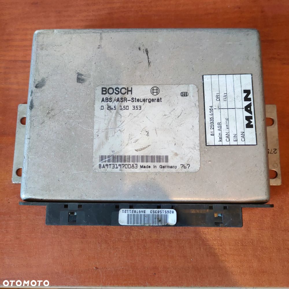 Sterownik ABS/ASR MAN F2000 L2000 - 1
