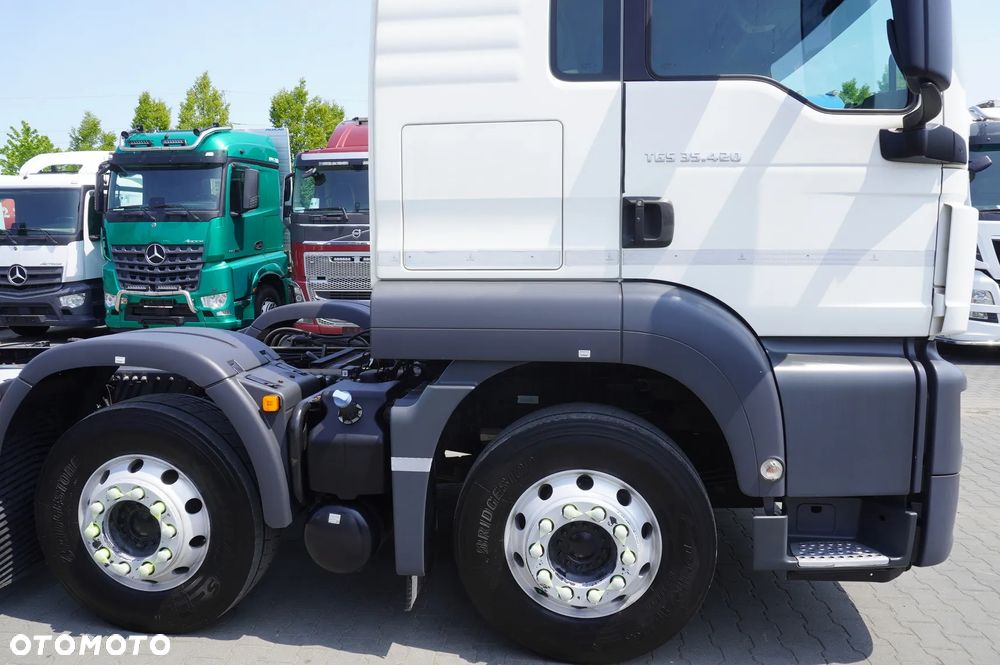 MAN TGS 35.420 8x2 / Rama 6,4 m / 3 osie skrętne - 11