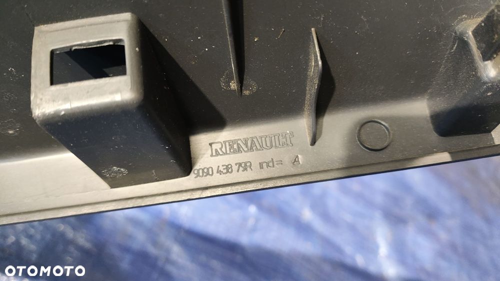 TAPICERKA WYKŁADZINA ŚCIANY GRODZIOWEJ ZA FOTELAMI KOMPLETNA SCHOWEK PÓŁKA RAMKA RENAULT WIND - 8