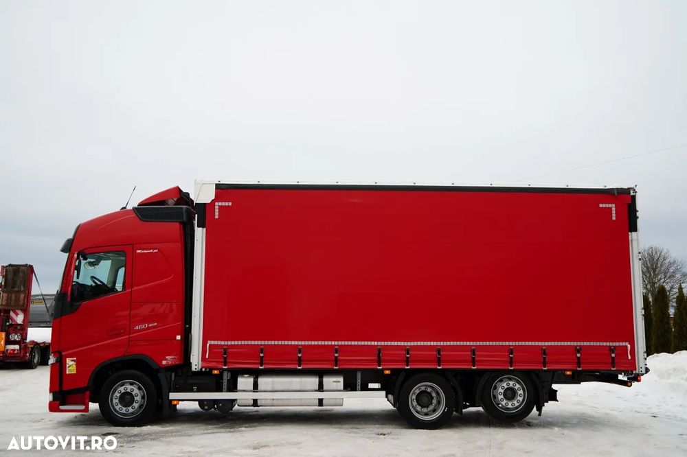 Volvo FH 460 / 7.45 M CORTINĂ / SOLO / I-SAVE / I-PARK COOL / PUNTE RIDICABILĂ ȘI DIRECȚIE / - 2