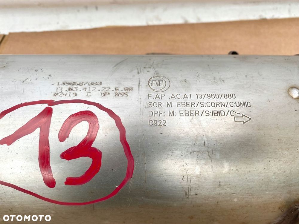 BOXER JUMPER 2.0 B-HDI 16- FILTR CZĄSTEK STAŁYCH DPF FAP EURO 6 KOMPLETNY - 1