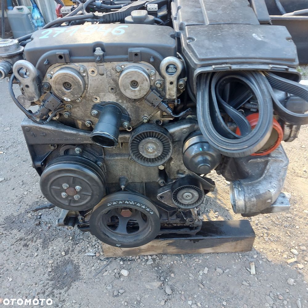 SILNIK KOMPLETNY 1.8 KOMPRESSOR 271 946 MERCEDES C W203 CLK W209 ORYGINAL DEMONTAZ 271946 - 5