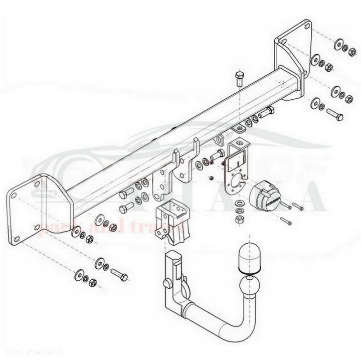 Hak Holowniczy Wypinany Automat Do Volvo S90 Ii Od 2016 - 2