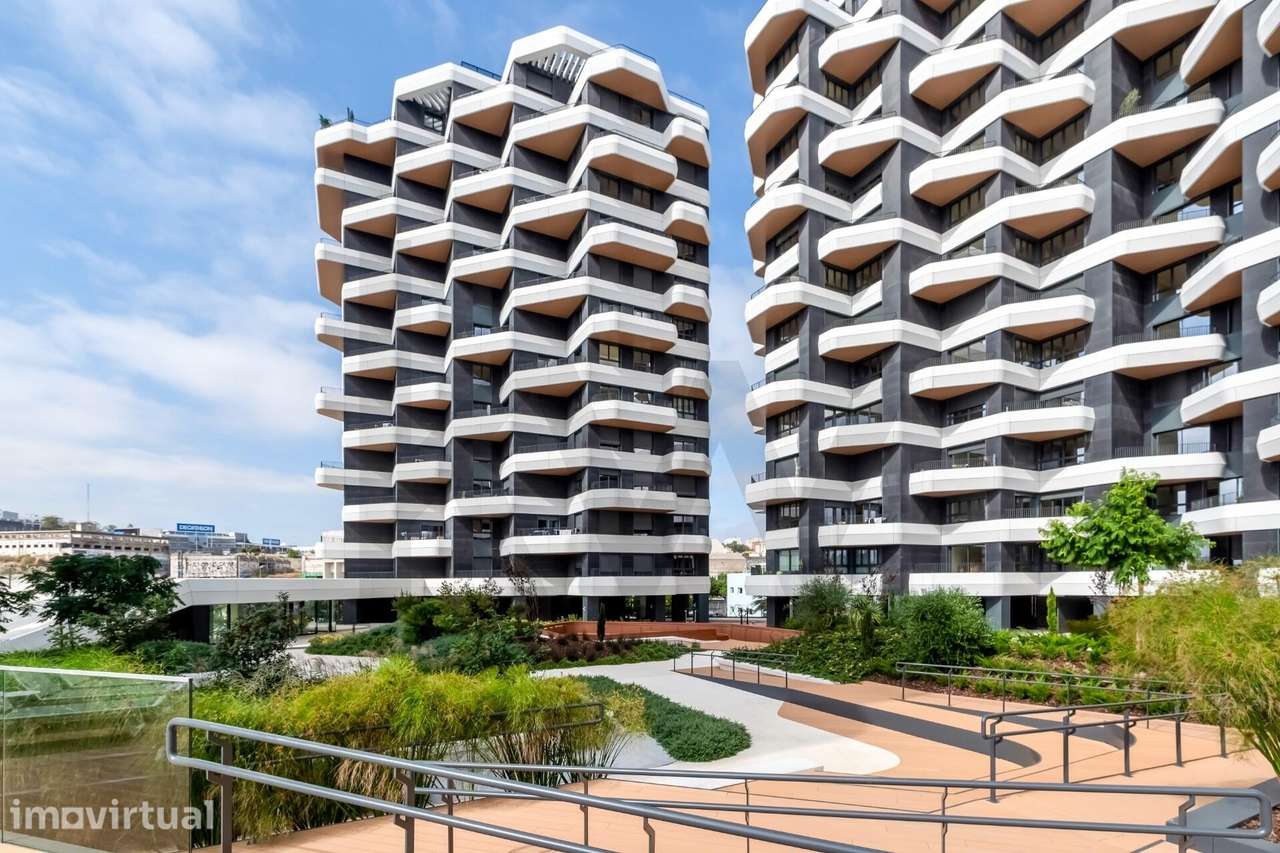 Apartamento T2 com lugar de garagem, arrecadação, piscina e Vista Rio, - Grande imagem: 5/39