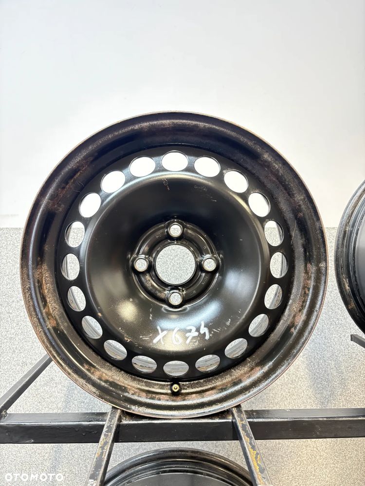 4 Felgi Stal. Opel Corsa D, E, Adam, Fiat Grande Punto, 15" - 2