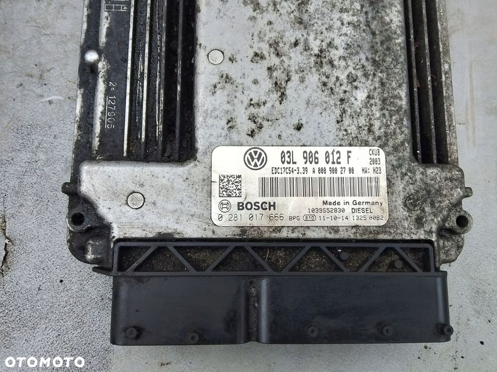 komputer silnika vw crafter 2.0 tdi 03l906012f - 2