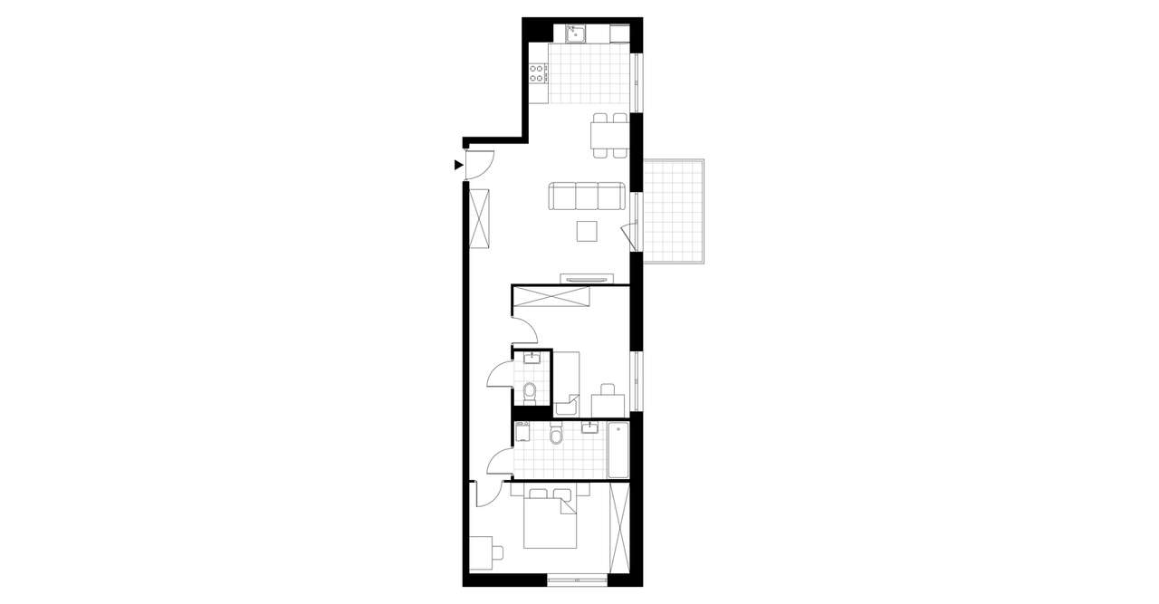 3-pokojowe mieszkanie 69m2 + balkon - Pełny obrazek: 2/18