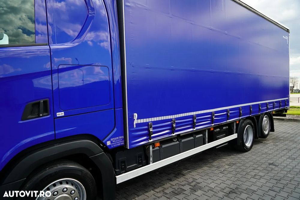 Scania S 450 / SOLO / CORTINĂ / 6x2 / ACOPERIȘ RIDICABIL / PUNȚĂ RIDICABILĂ / - 11