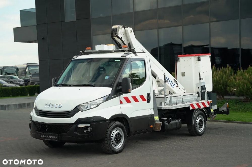 Iveco DAILY 35-140 / ZWYŻKA / PODNOŚNIK KOSZOWY FRANCE ELEVATEUR 141 TLE / 4 PODPORY / MANUAL / 2018 R - 11
