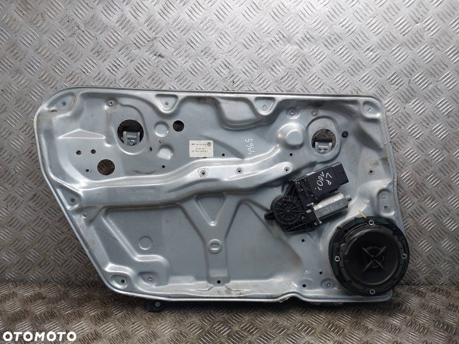 MECHANIZM PODNOŚNIK SZYBY LEWY PRZÓD ELEKTRYCZNY PASSAT B5 3B1837461 - 1