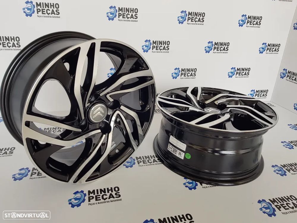 Jantes Citroen DS3 16 Preto Polido - 5
