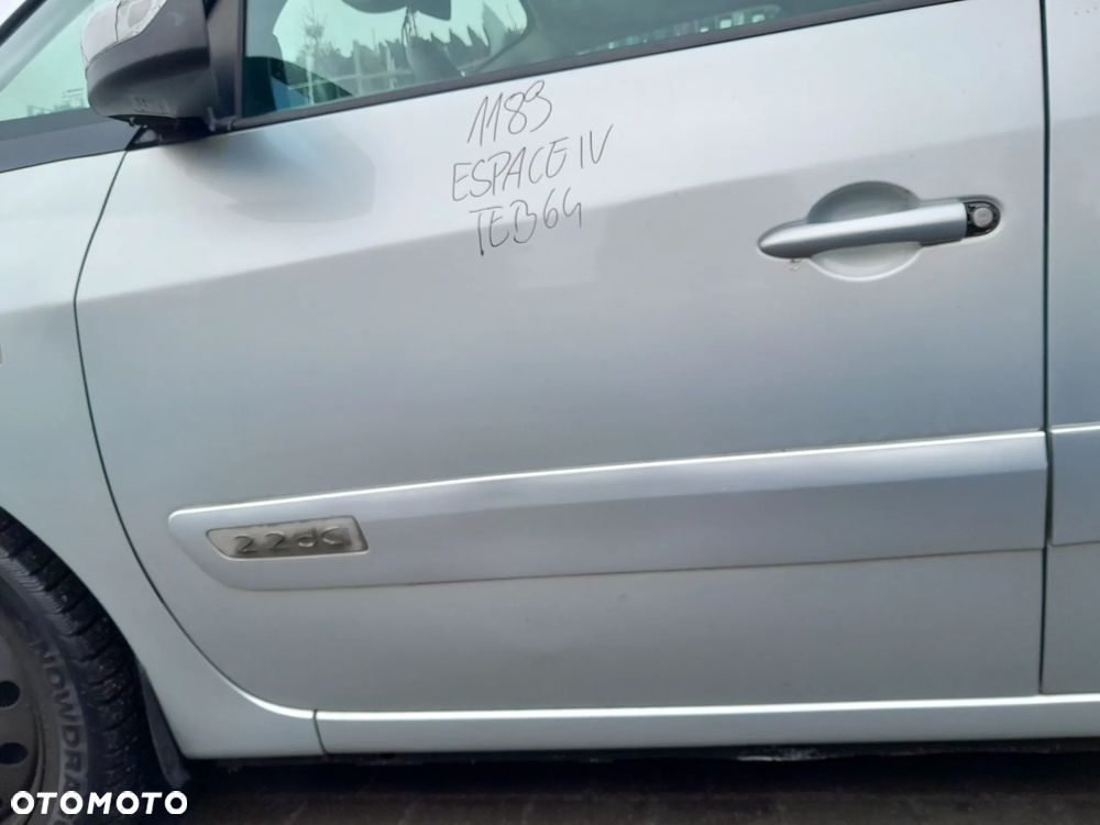 RENAULT ESPACE IV DRZWI LEWE PRZEDNIE LEWY PRZÓD KOLOR: TEB64 - 1