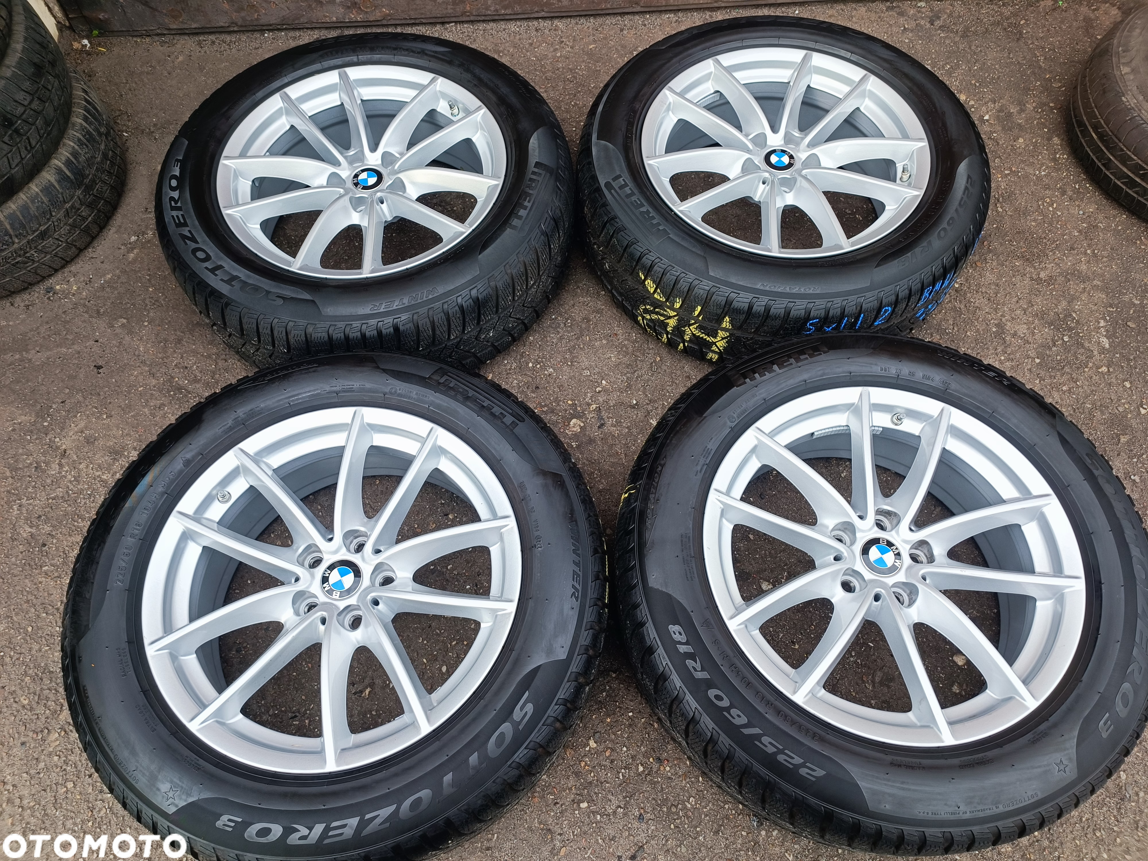 5x112 Alufelgi Felgi Aluminiowe 18 Koła Zimowe BMW X3 G01 X4 G02 2 G42 3 G20 G21 4 G22 G23 4GT G26 5 G30 G31 6 G32 7 G11 G12 Mercedes Audi 225/60 7,5mm - 5