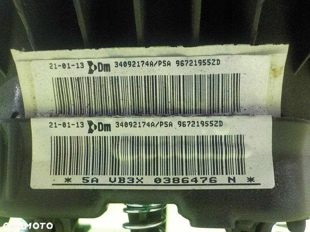 JUMPY II LIFT 1.6 HDI 12r AIRBAG poduszka kierowcy 96721955ZD 34092174A - 6