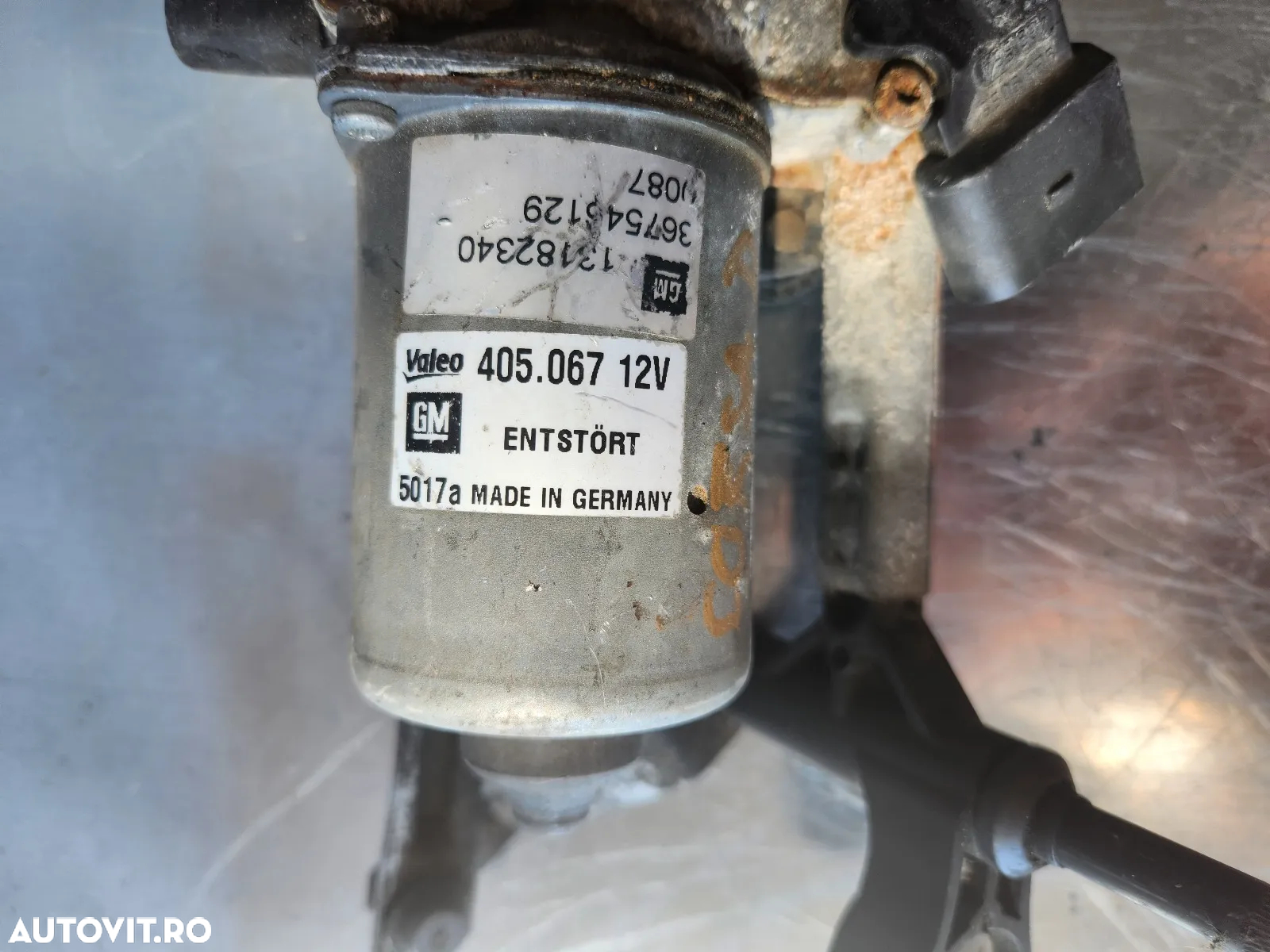 Ansamblu Motoras Stergatoare Opel Corsa D Volan Stanga Europa - Dezmembrari Arad - 6