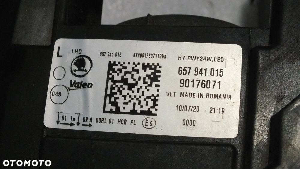 Lampa przednia lewa Skoda Scala Led 657941015 - 4