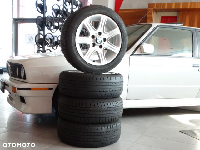 Koła Lato 16 Felgi Aluminiowe BMW Styling 377  7Jx16 ET40 Reflexsilber Opony Good Year Efficient 195/55R16 87V - 3
