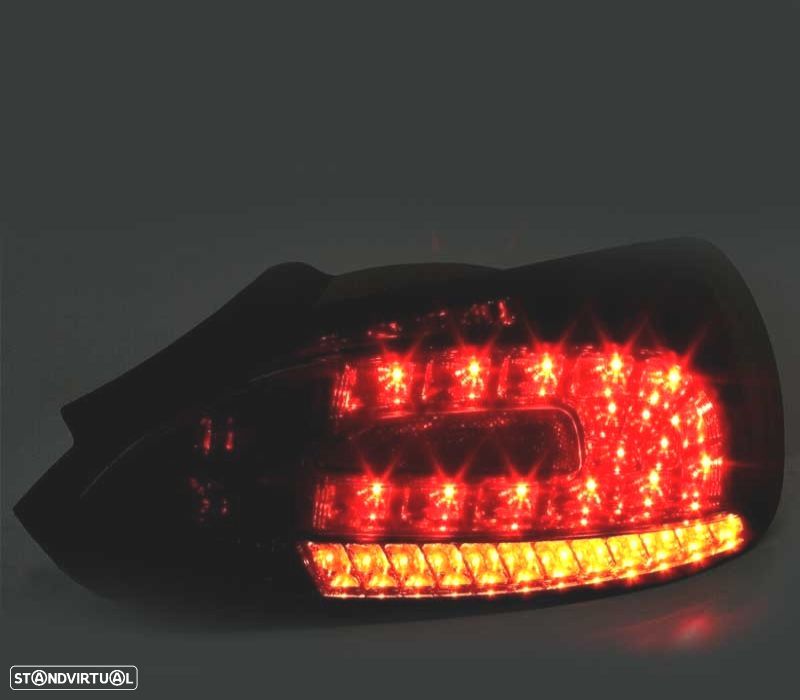 FAROLINS TRASEIROS PARA VOLKSWAGEN VW SCIROCCO 08-14 LED VERMENHO BRANCO - 2