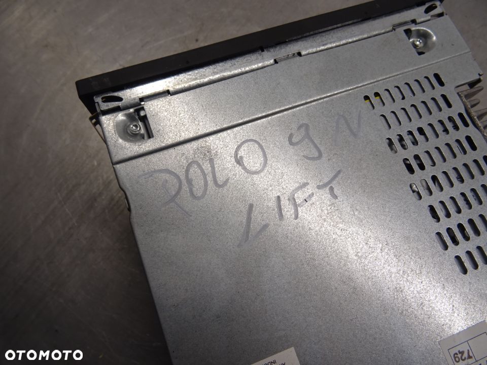 VW POLO IV 9N LIFT HB 3D 05-09 1.2B 64KM RADIO RADIOODTWARZACZ CD 6Q0035152D - 5