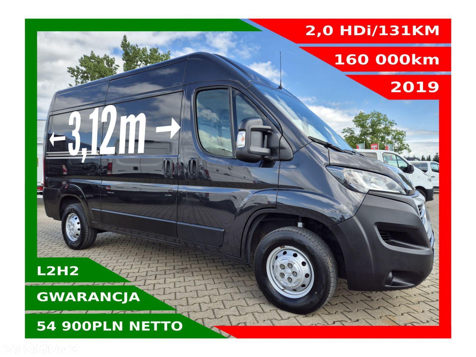 Peugeot Boxer L2H2 *54900zł NETTO* 2,0HDi/131KM - 1