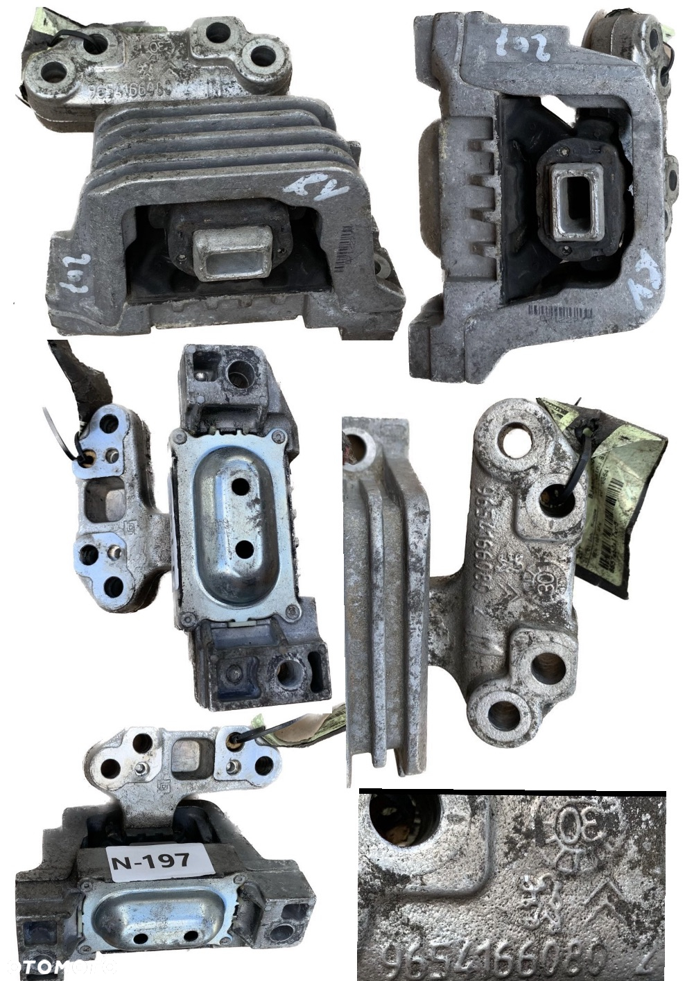 Tania wysyłka 10 zł Łapa Poduszka Skrzyni Silnika Peugeot 207 1.4 06-12r AUDI SEAT SKODA VW 03-18r BMW E81 04-13r F20 11-19r Opel ADAM Corsa D E 06-19r - 2