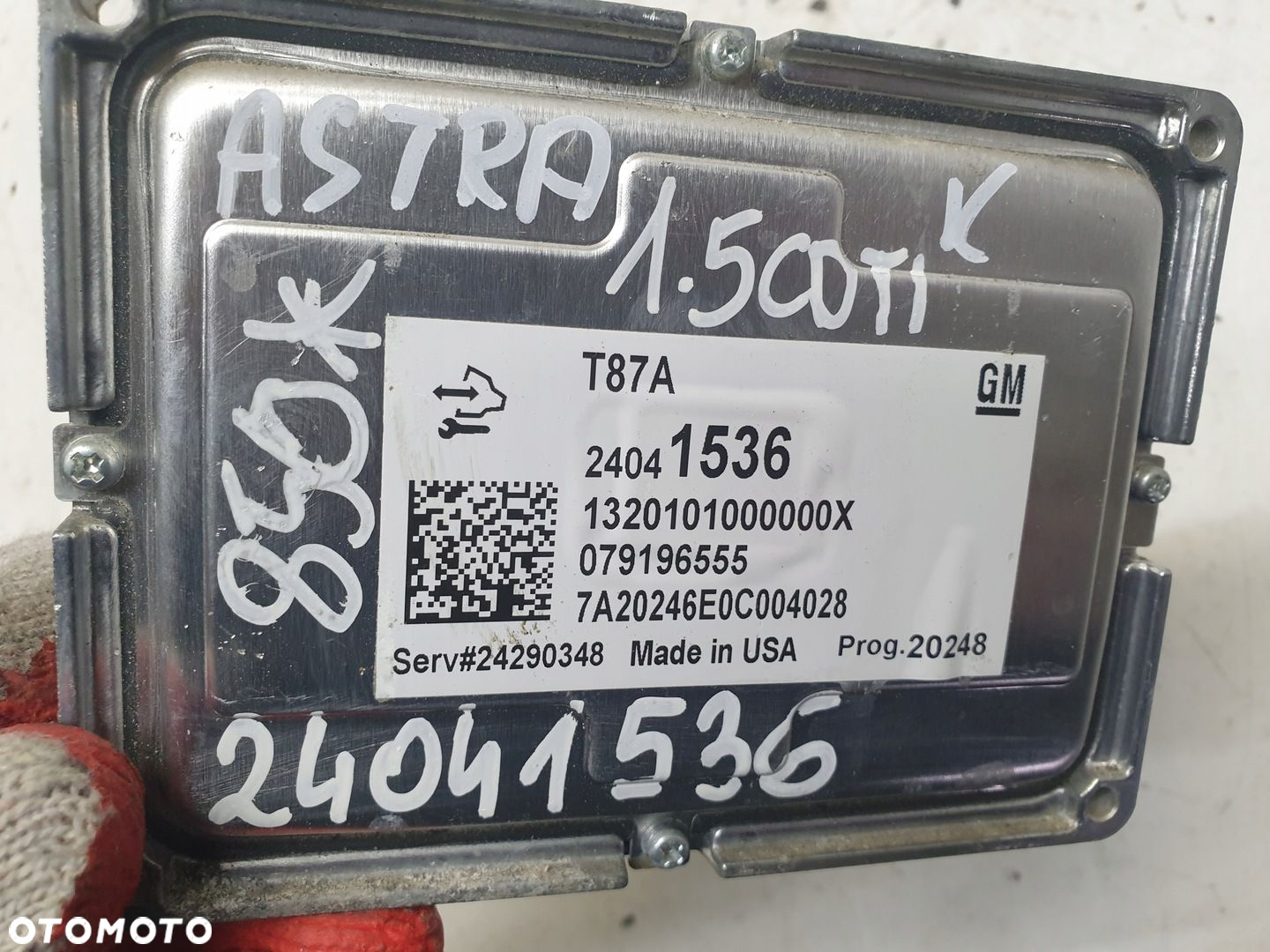 MODUŁ STEROWNIK SKRZYNI OPEL ASTRA K 1.5 CDTI 24041536 - 5