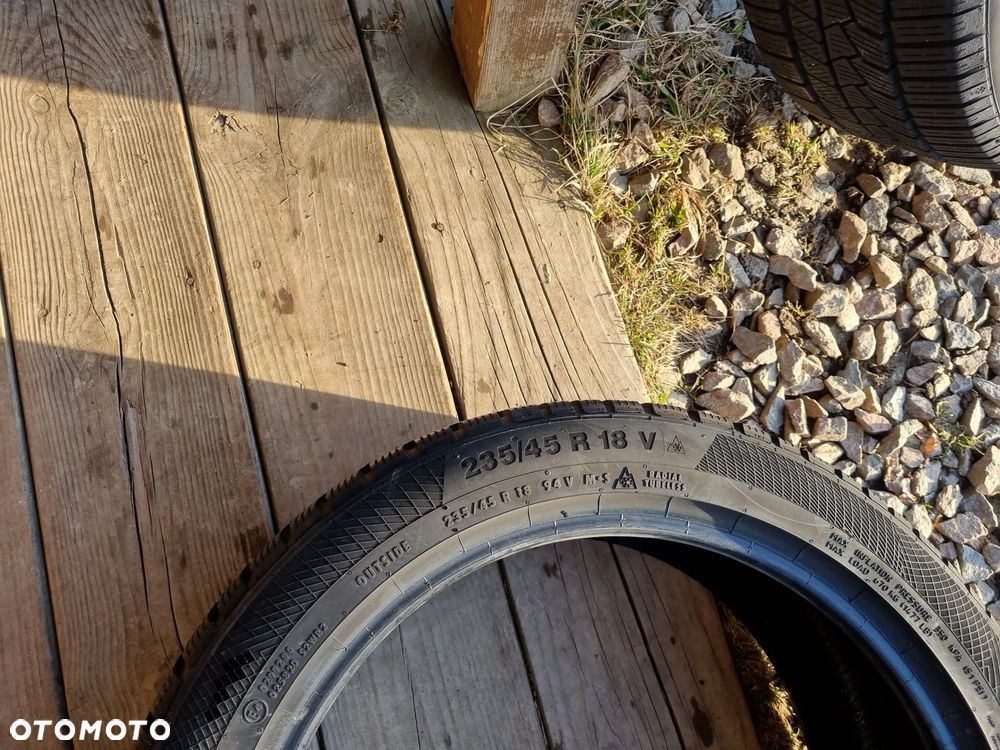 Opony CONTI WINTER CONTACT TS850P 235/45R18 94V 2021r.7,5mm bdb stan - 12