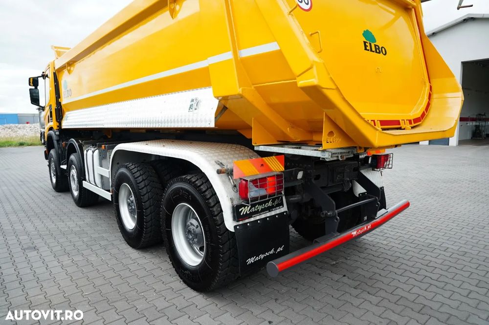 Scania P 450 XT / 8x6 / BASCULATOR SPATE / OPTICRUISE / ANVELOPE 100% / EURO 6 - 15