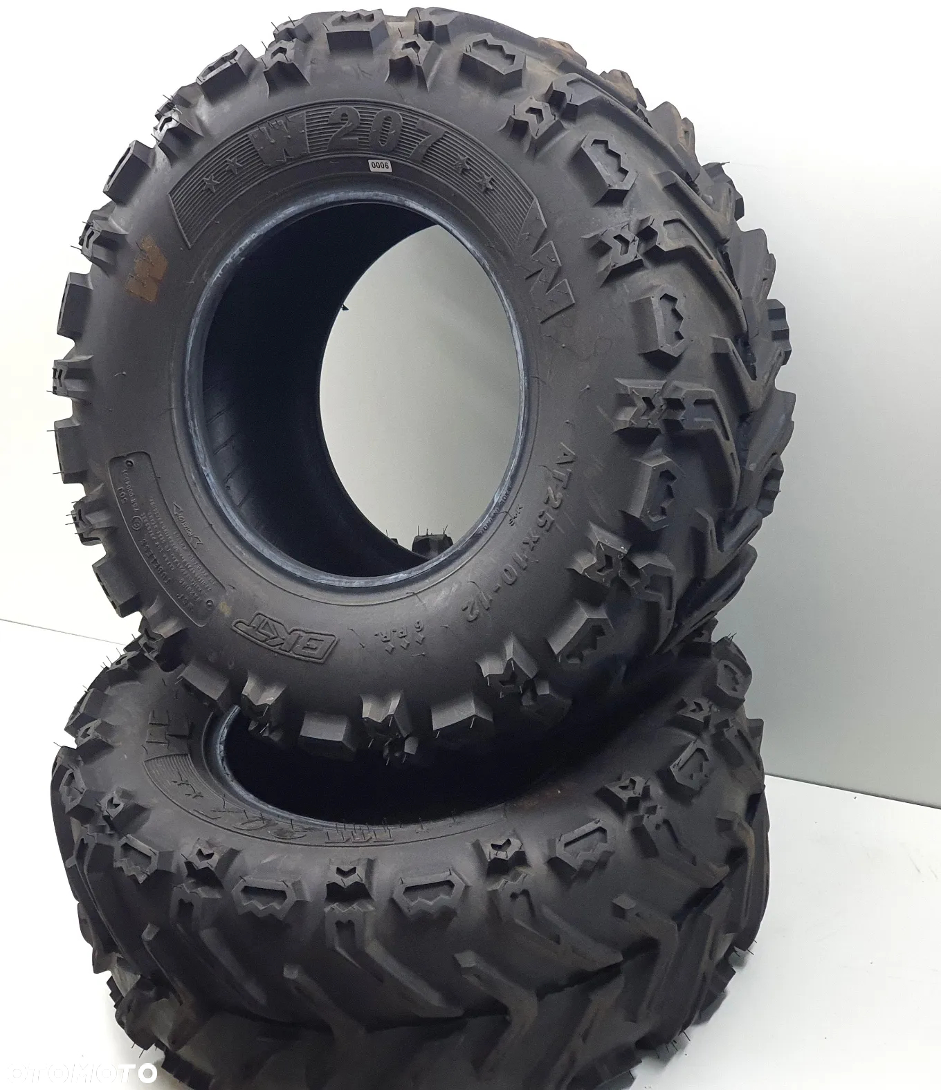 OPONY OPONA CAN AM TGB POLARIS SUZUKI GRIZZLY CF MOTO  QUAD ATV OPONA  BKT 25x10-12 TL W207 - 2