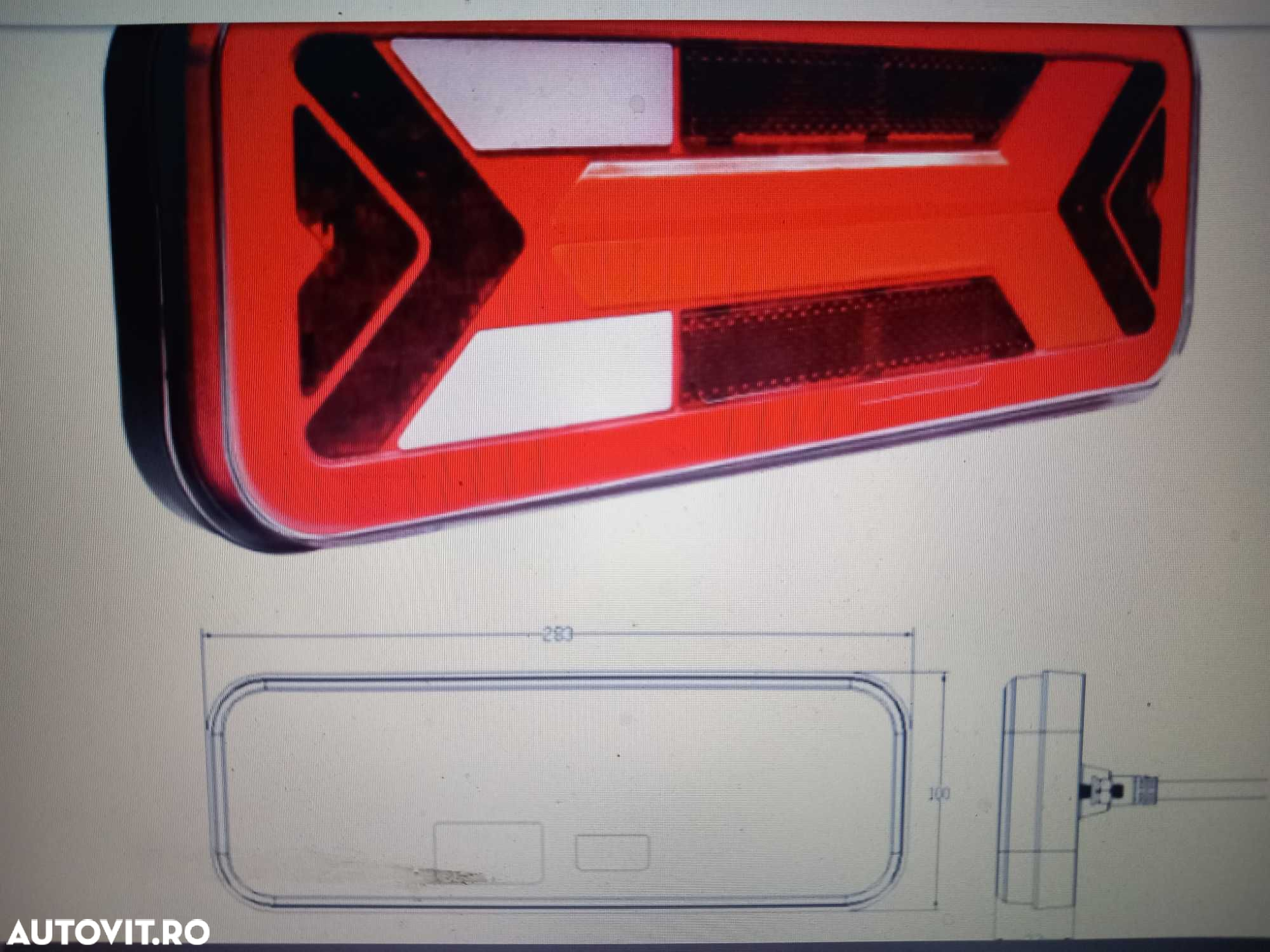 Lampa led dr tir duba iveco man mercedes krone daf volvo kamar L1960 - 4