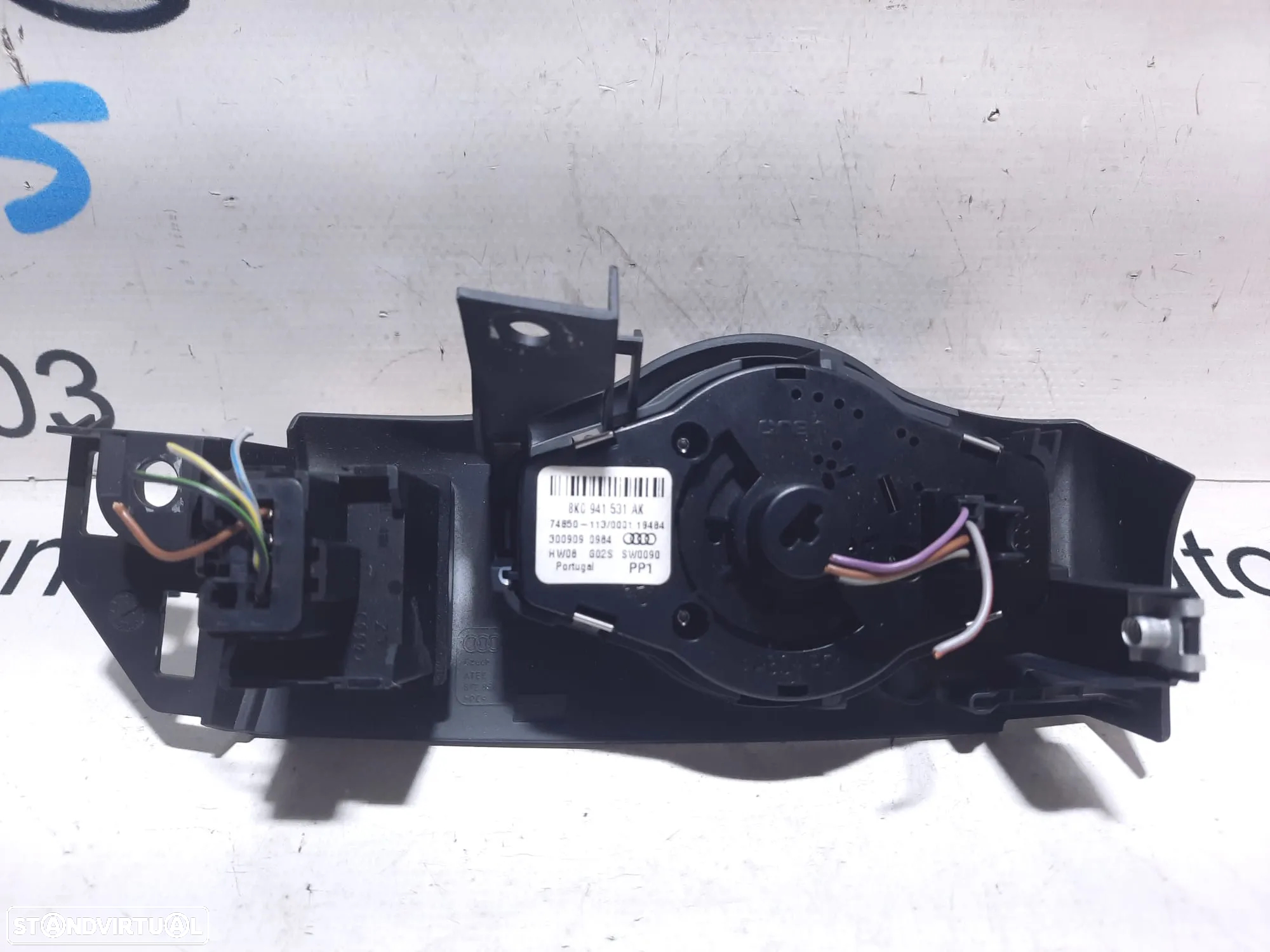 .MODULO COMANDOS COMUTADOR INTERRUPTOR SWITCH CONTROL BOTÃO MANETE MULTIFUNÇÕES LUZ LUZES AUDI A5 8K0941531AK AUDI A4 B8 S4 A5 S5 Q5 - 4