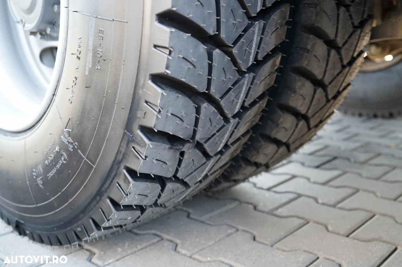 Renault C 430 / 8x4 / BASCULATOR DUBLU - 6M / HAYON HIDRODOXY / TRAPĂ / ANVELOPE 100% / IMPORTAT - 24