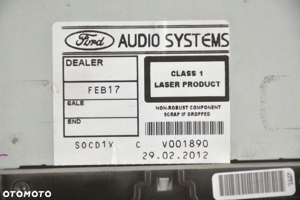 radioodtwarzacz ford sony bs7t-18c939-fc - 5
