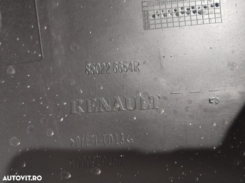 Bara spate Dacia Dokker Stepway, 2012, 2013, 2014, 2015, 2016, 2017, 2018, 2019, 2020, 2021, 2022, 2023, cod origine OE 850226654R. 10058 - 11