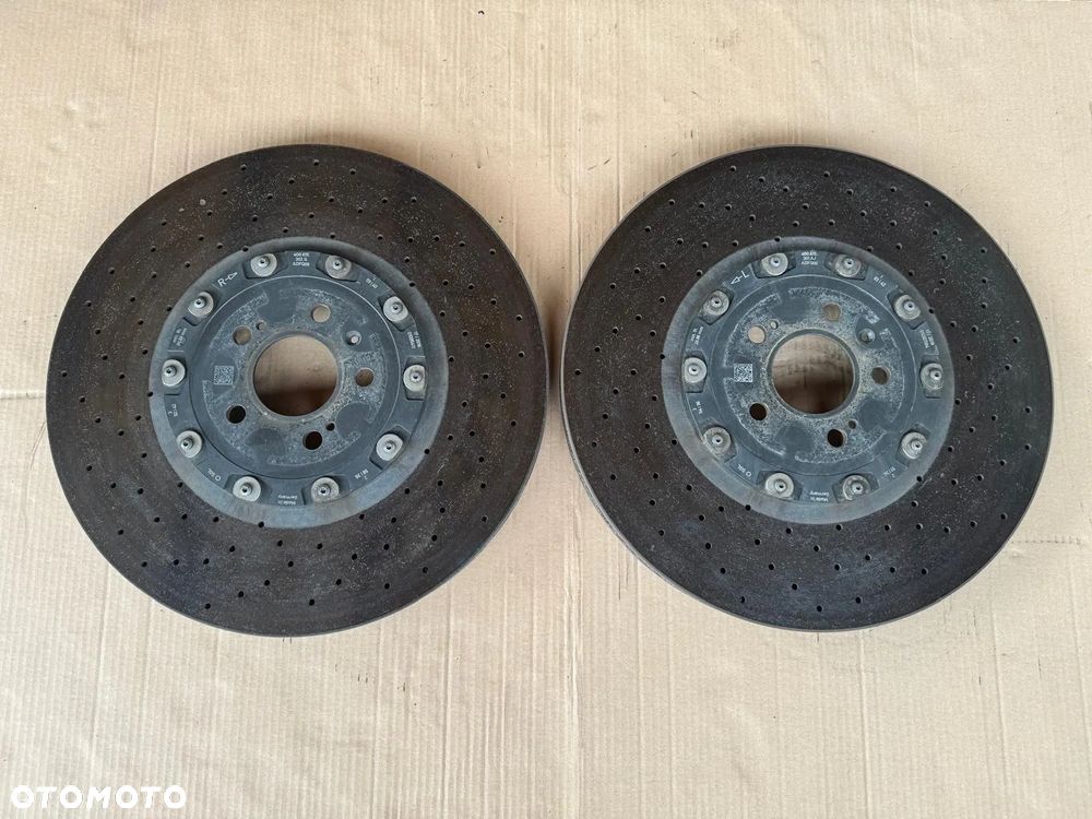 Klocki tarcze hamulcowe Tarcza hamulcowa ceramiczna przód przednia Audi RS6 RS7 RS-6 RS-7 C7 4G0615301AJ 4G0615302Q 4H0698151P Ceramic brake disc front Audi RS6 RS7 2013 2014 2015 2016 2017 2018 - 7