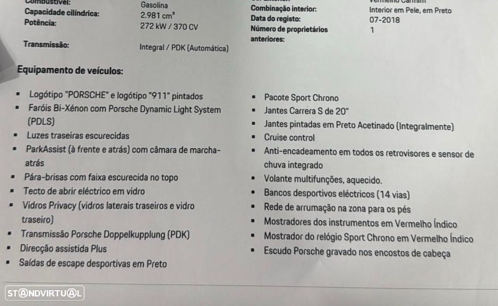 Porsche 911 (991) Carrera 4 PDK - 20