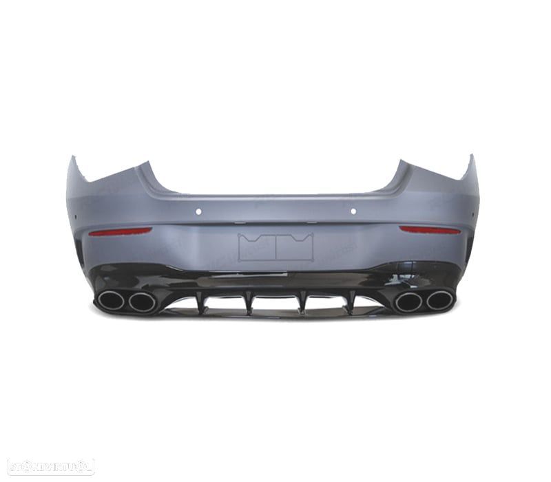 PARA-CHOQUES TRASEIRO MERCEDES CLA W118 LOOK AMG CLA45S 19-23 PDC - 2