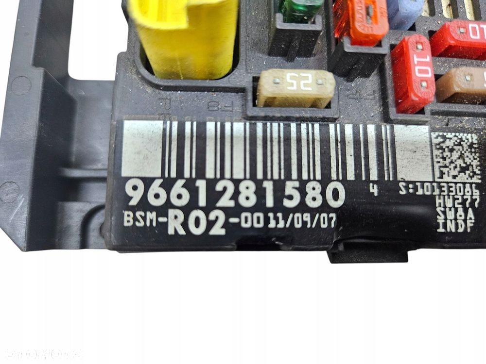 SKRZYNKA MODUŁ BSM R02 CITROEN PEUGEOT 9661281580 - 2