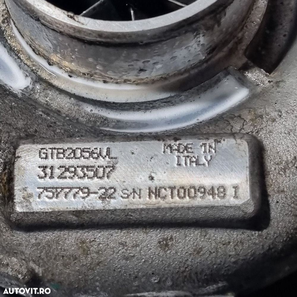 Turbo Volvo XC90 Facelift 2.4 Diesel 2007 - 2014 185CP D5244T4 Euro5 (1420) 31293507 - 3