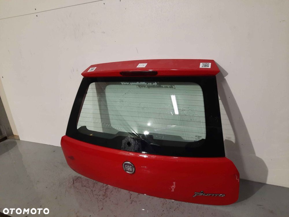 } KLAPA TYŁ TYLNA BAGAŻNIKA DO FIAT GRANDE PUNTO 199/A CZERWONA - 2